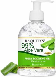 RAQUITYS Aloe Vera Moisturizing Massage Gel 100gm Pack of 1 (300 g)
