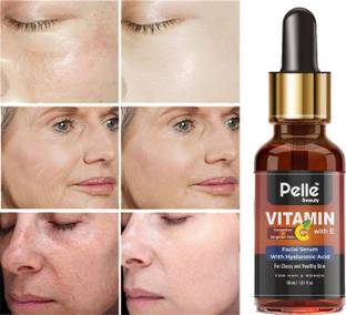 Pelle Beauty Vitamin C Serum for Skin Brightening, UV Damage & Glow (Stable vitamin c with e serum ) 30ml_Men & women