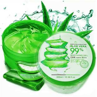 Elecsera Aloe vera Gel With 100% Pure Neem And Tulsi For Skin, Hair And Body