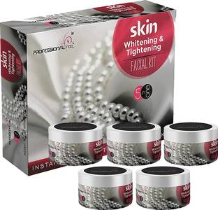 PROFESSIONAL FEEL Skin Whitening & Tightening Facial Kit, Premium Range For Fairness