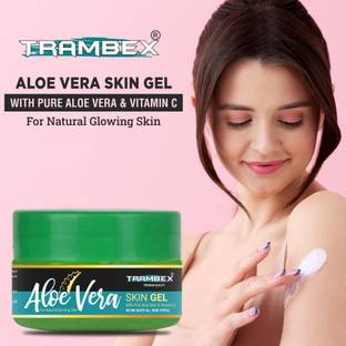Trambex 100% Natural Pure Aloe Vera Gel for glowing Face, Skin & Hair face gel