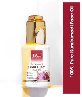 TAC - The Ayurveda Co. 100% Pure Kumkumadi Gold Glow Face Oil | Brightens Skin & Fades Pigmentation