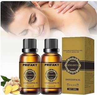 Prifakt Ginger Slimming Oil for Weight Loss Belly Fat Burner Oil- Men & Women