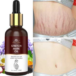INTIMIFY Stretch Marks oil for Pregnancy, Reduce Scars Before & After Pregnancy