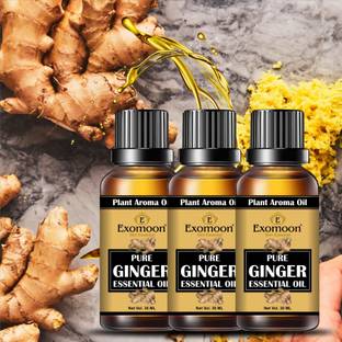 EXOMOON Ginger Fat Burn Oil,belly Drainage Ginger Oil, Belly Off Massage Oil
