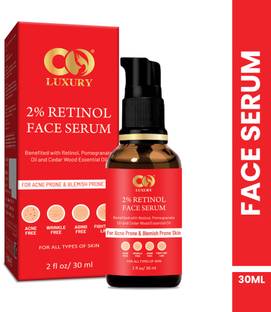 CO LUXURY 2% RETINOL FACE SERUM WITH POMEGRANATE & ESSENTIAL OIL- ACNE PRONE SKIN
