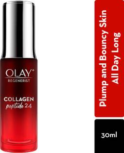 OLAY Collagen Peptide 24 Face Serum with Collagen Peptide and Niacinamide improves