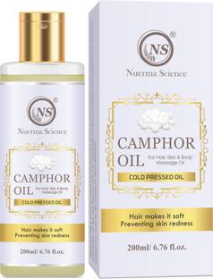Nuerma Science Camphor (Kapoor ) Oil (Unrefined Cold Pressed) For Skin & Hair