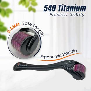 Kostech Dermaroller 0.5mm with 540 Titanium Micro Needles Derma Rollers