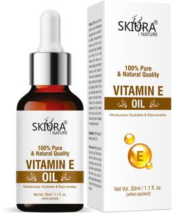 Skiura Nature Pure Vitamin E Oil Best For Face, Hair, Nail, Eyelashes, Skin Care