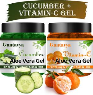 Gantavya Vitamin C-AloeVera Massage Gel For Skin Tightening,Skin Moisturizer face & Body