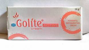 USV GOLITE ACTIVE Skin Lightening Cream and Powerful Depigmenting Cream (15gm)