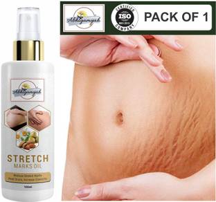 ABHIGAMYAH STRETCH MARKS OIL TO REDUCE STRETCH MARKS AND EVEN SKIN TONE (100ML)