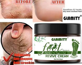 GLAMITY Naturals Nourishing Hand & Foot Cream, For Dry & Rough Skin