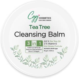 CGG Cosmetics Tea Tree Cleansing Balm With Tea Tree Oil & Vit-E, Makeup Remover� 10gm