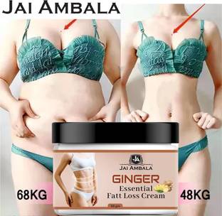 Jai Ambala Drainage Ginger Massage Essential Cream For A Belly Fat loss Cream- Women