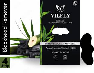 VILFLY Nose Strips (4 Strips) for nose Blackhead and Whitehead Removal