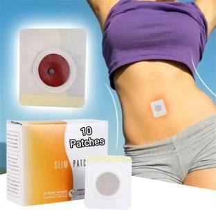 FlyTouch 10 Pcs Weight Loss Slim Fit Belly Button Patch Fat Burning Belly Fat Weight Loss