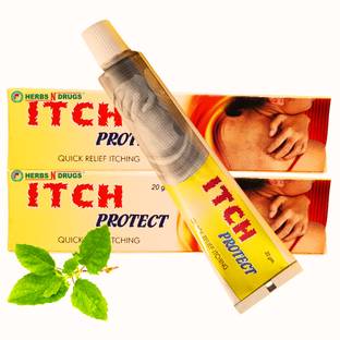 HERBS N DRUGS Itch Protect Ayurvedic Quick Relife Itching Cream 36G(18g x 2)