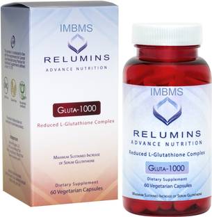 IMBMS Relumins Advance Nutrition Gluta 1000 Reduced L-Glutathione Complex 60 Capsules