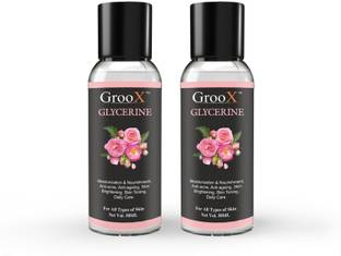 GrooX Glycerine 100% Pure & Natural Pure Glycerin for Beauty & Face, Hair & Skin Care