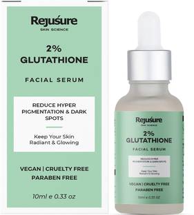 Rejusure 2% Glutathione Face Serum | Promotes Skin Lightening & Brightening - 10Ml