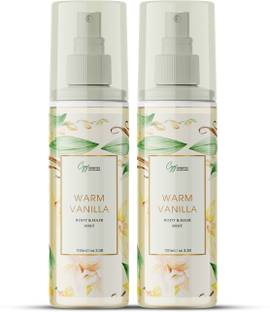 CGG Cosmetics WARM VANILA BODY MIST |men & women PACK Of -2