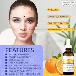 Advanced Clinicals Vitamin C Facial Serum Skin Care