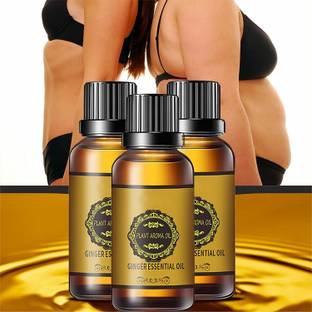 Oraya Tummy Ginger Oil for Belly Drainage oil for Belly Fat Weight Loss-30ml-3-Bottle-