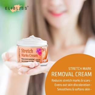 ELIBLISS Stretch Cream for Stretch Marks Removal Post Pregnancy Pack of 2