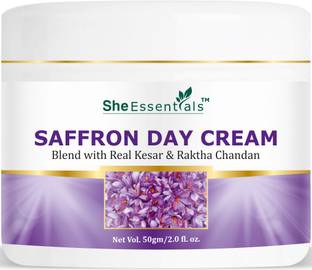 She Essentials Saffron Day Cream ( Kesar or Kumkumadi Oil ) for Dark Spots, Reduce Fine Lines