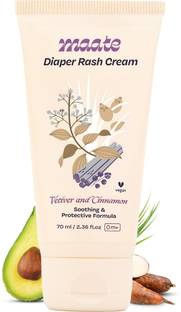 MAATE Baby Diaper Rash Cream Provides Healing & Prevent Rashes with Vetiver & Cinnamon