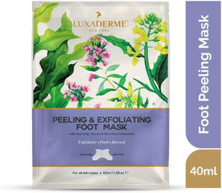 LuxaDerme Peeling & Exfoliating Foot Mask |off calluses, dry, and cracked skin