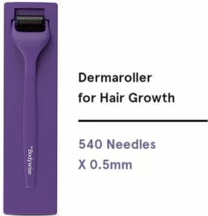 Be Bodywise Advance Derma Roller for Hair Regrowth | 0.5mm Titanium Alloy Micro Needles