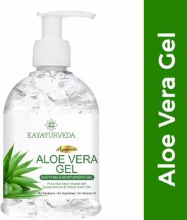 KAYAYURVEDA Aloe Vera Gel for Face, with Pure Aloe Vera & Vitamin E for Skin and Hair