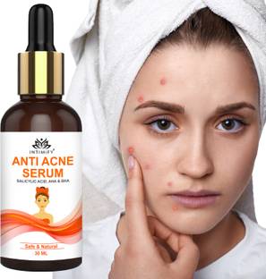 INTIMIFY Anti Acne Serum Reduces Scars, Spots & Marks, For All Skin Types, Men & Women