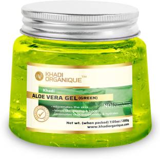khadi ORGANIQUE Aloevera gel (green) for Face & Body Treatment