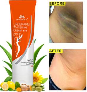 INTIMIFY Dark Underarm & Bikini skin Whitening Cream For Lighten and Brighten Skin, Armpit Whitening Cream, Underarm Lightening Crem for Men & Women with Vitamin E For All Skin Type