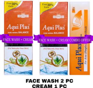 aqui plus ACNE PIMPLES CREAM ANTI PIMPLES FACE WASH 7 DAYS