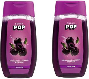 SUGAR POP Niacinamide and Acai Berry Body Wash, Contains Niacinamide, Anti-Pollution