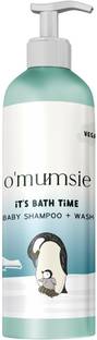 o'mumsie Baby Shampoo + Wash | Tear Free Formula | Baby Wash | 250 Ml|