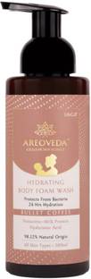 Areoveda Hydrating Body Foam Wash, Natural & Refreshing, Gives 24 Hrs Hydration