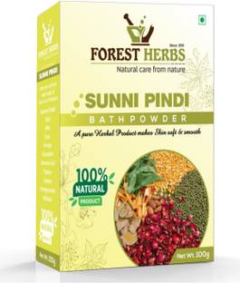 Forest Herbs Organic Sunni Pindi Herbal Bath Powder For Skin (Ubtan Body Wash) Nalangu Maavu
