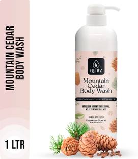 Rubz Mountain Cedar Body Wash|Liquid Soap | Shower Gel |for Hotel, Spa, Salon