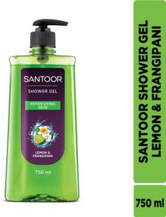 Santoor Refreshing Shower Gel With Natural Lemon & Frangipani Extracts