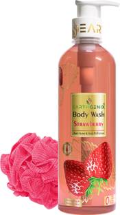 Earthgenix Body Wash Strawberry, for Anti-Acne & Anti-Pollution