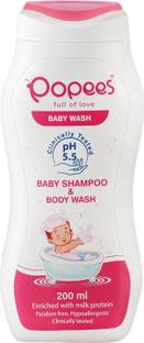 Popees PH 5.5 BABY SHAMPOO & BODY WASH - 200 ML