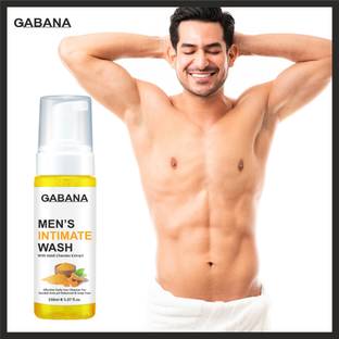GABANA Intimate hygiene Care Wash for Men with HaldiChandan,Pure & Safe Pack 1 of 150ML