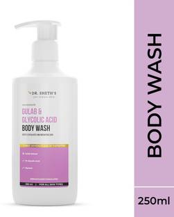 Dr. Sheth's Gulab & Glycolic Acid Exfoliating Body Wash For Smoother Even Toned Skin