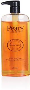 Pears Pure & Gentle Liquid Body Wash | With Glycerine and Natural Oils 500ml